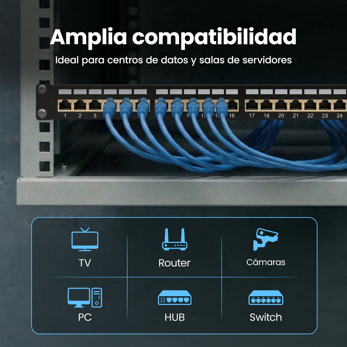 EAN 5902560369830 - Extralink EX.9830 panel de parcheo 1U imagen 18