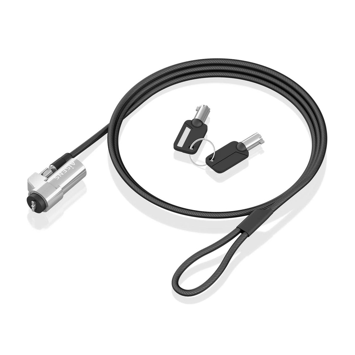 Aisens Cable De Seguridad Tipo Nano Para Portátiles Aslk-D45k06-Bk 1.5m
