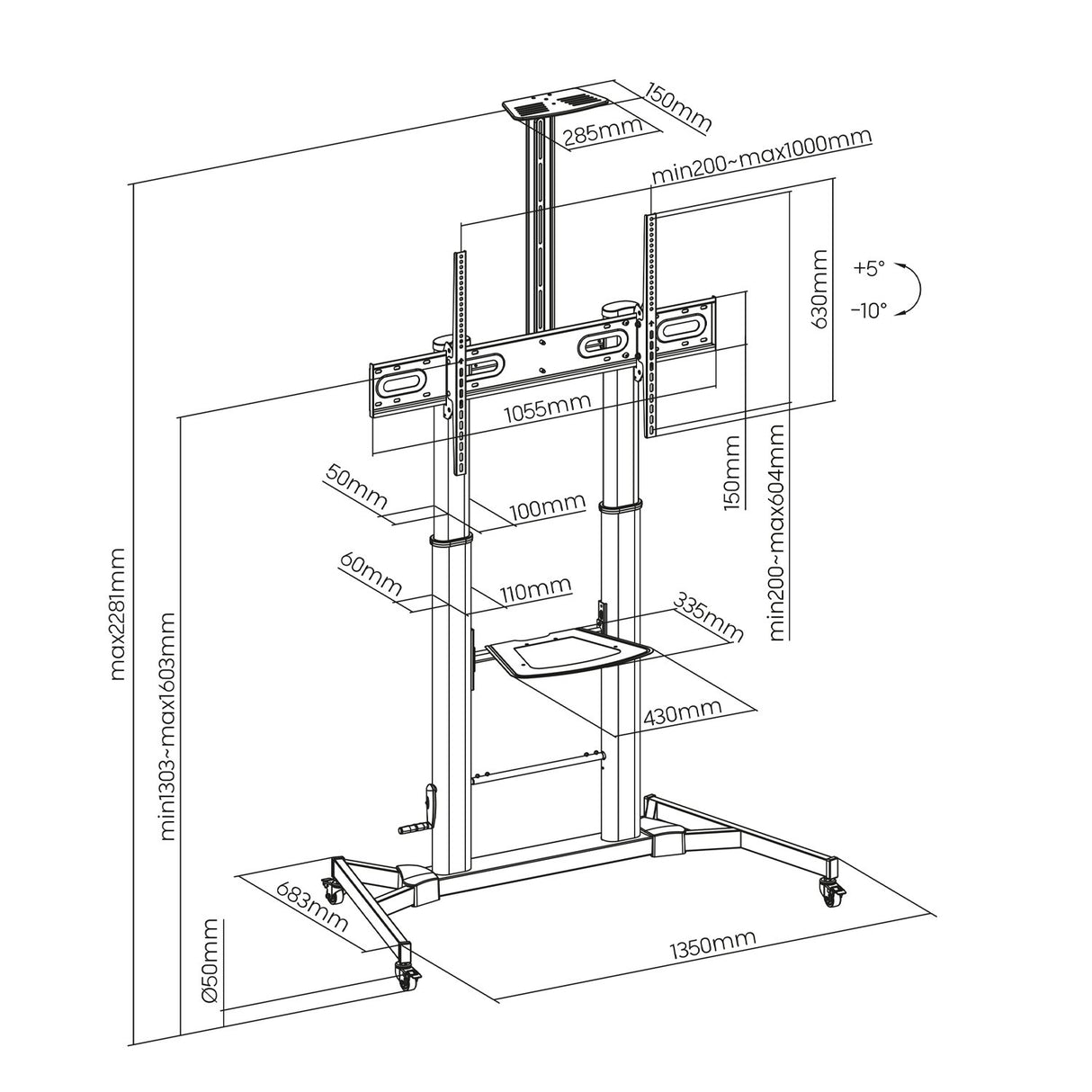 EAN 8436574708691 - AISENS ECO 2,54 m (100") imagen 4