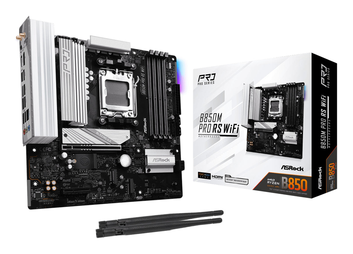 EAN 4711581490352 - Asrock B850M Pro RS WiFi AMD B850 Zócalo AM5 micro ATX imagen 1