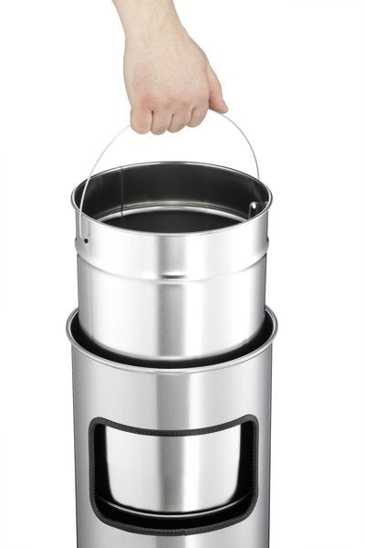 Durable Papelera Redonda Safe Con Cencicero