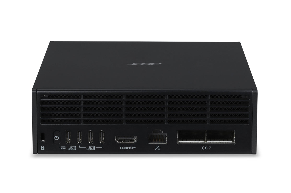 EAN 4711474835086 - Acer Veriton GN100 AI-006 GB10 128 GB LPDDR5x-SDRAM 2 TB SSD DGX OS Mini PC Puesto de trabajo Negro, Gris imagen 6