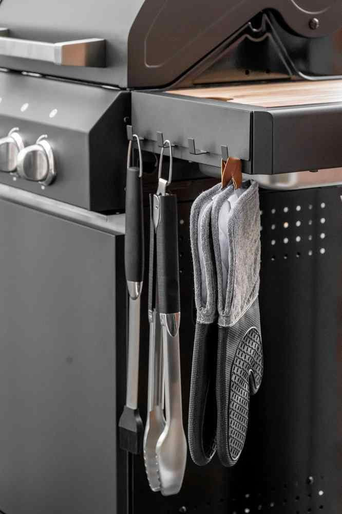 EAN 4008838378946 - WENKO 55041100 manopla y guante para horno Juego de manoplas de horno 1 pieza(s) Negro Algodón imagen 5