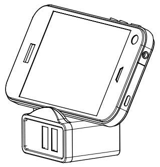 Cargador 2 Usb De Viaje/Pared 1a (Púrpura) Approx