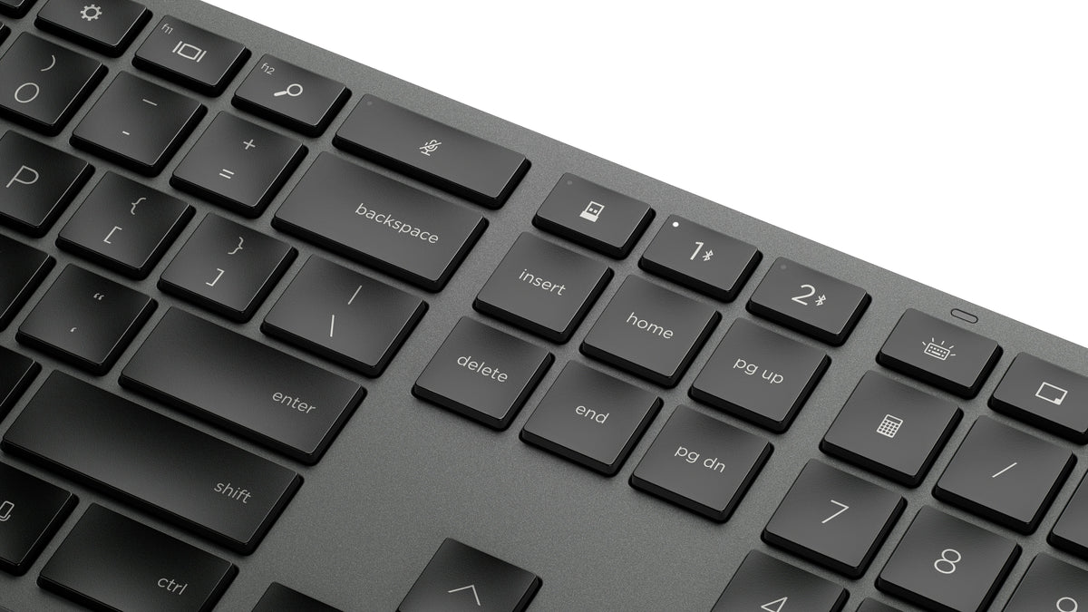 EAN 195908664529 - HP 975 Dual-Mode Wireless Keyboard teclado Hogar / Oficina RF Wireless + Bluetooth QWERTY Inglés Negro imagen 7