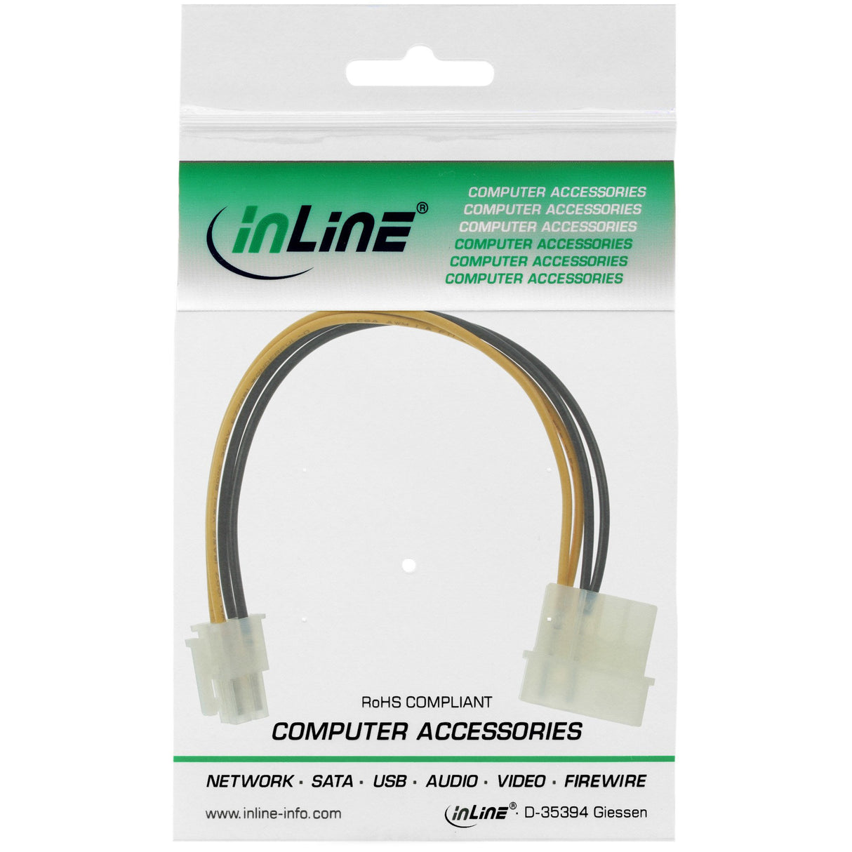 EAN 4043718035137 - InLine 26632 cable de alimentación interna 0,2 m imagen 2