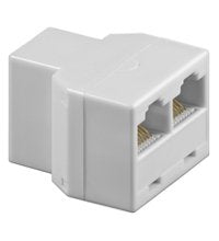 Adaptador H2h Rj45 Hembra (8p8c) A 2 X Rj45 Hembra (8pc)