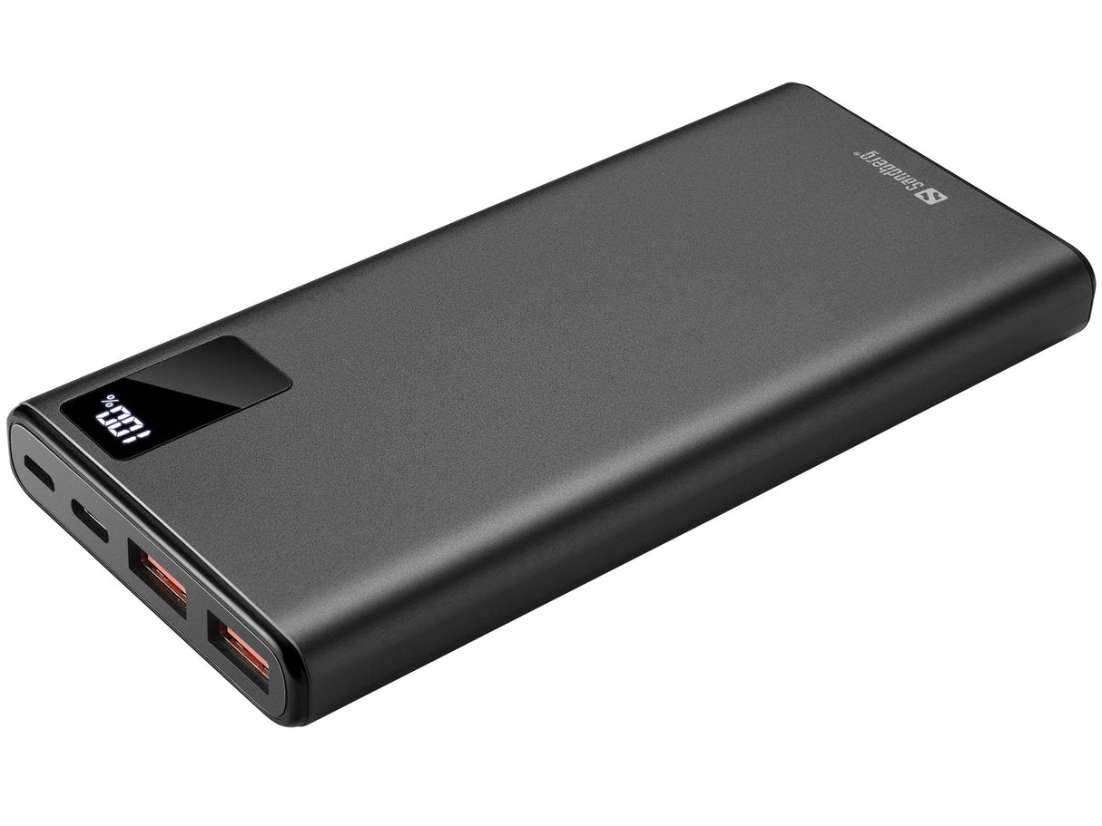 Sandberg Powerbank 420-58 Aluminium - Rechteck - 10000 Mah - Usb Negro