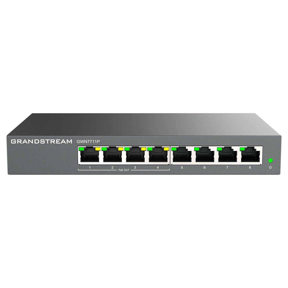 EAN 6947273704980 - Grandstream Networks GWN7711P switch Gestionado L2 Gigabit Ethernet (10/100/1000) Energía sobre Ethernet imagen 1
