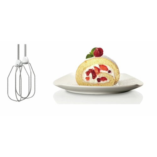 Batidora De Mano Bosch Mfq22100 Clevermixx, 375 W, 4 Velocidades, Blanco Gris Oscuro