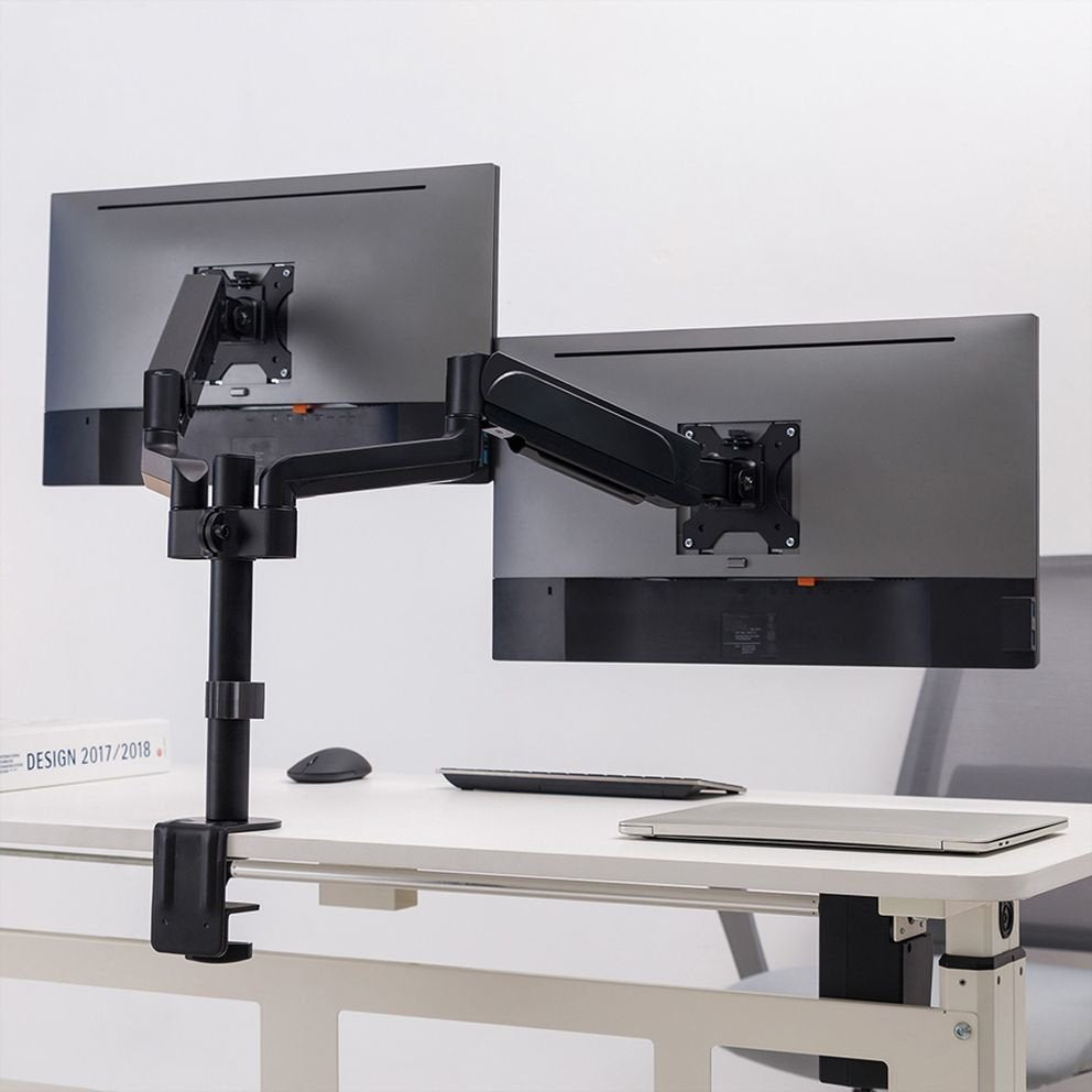 Dual Monitor Pole - Mount Spring - Assisted Monitor Arm