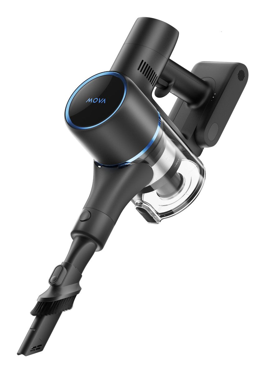 EAN 6977328062215 - MOVA Tech S4 Aspiradora escoba 2 en 1 Batería Secar Sin bolsa 0,6 L 425 W Negro, Azul 2,5 Ah imagen 7