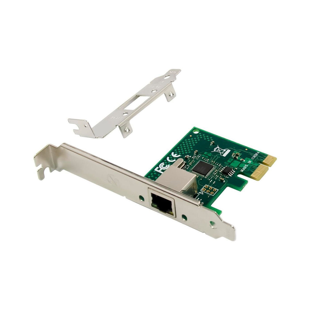 1 Port Rj45 Network Card, Pcie Main Chip : Wgi210at,