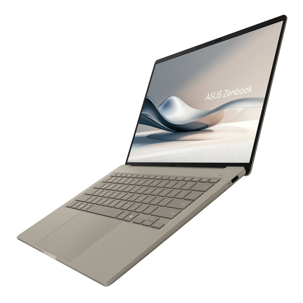 Asus Zenbook A14 Oled Ux3407qa-Qd283w Copilot+ Pc - Ordenador Portátil 14" Wuxga (Qualcomm Snapdragon X (X1-26-100), 32gb Ram, 1tb Ssd, Adreno Gpu, Windows 11 Home) Beige Zabriskie - Teclado Qwerty Español