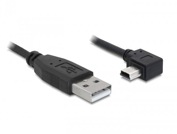 Delock Cable Usb 2.0-A Macho > Usb Mini-B 5pin Macho Angular 3m