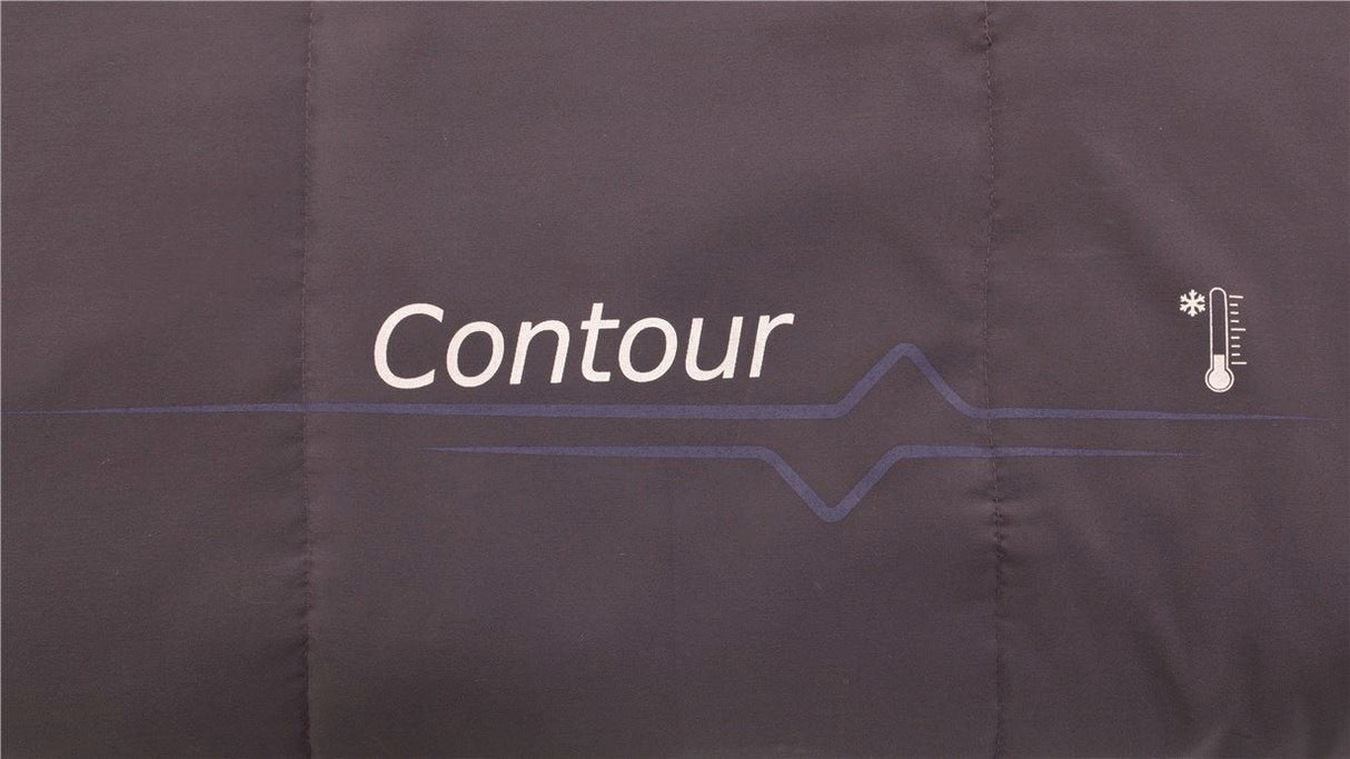 Outwell Contour Saco De Dormir Rectangular Poliéster Púrpura