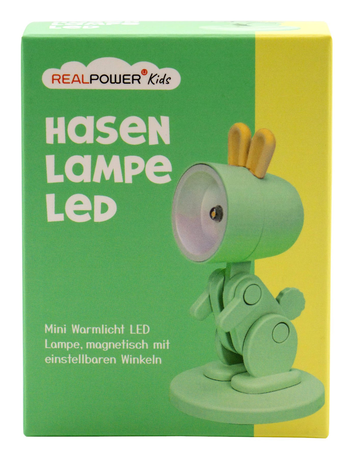 Lámpara De Mesa Realpower 486318 Led Verde, Amarillo