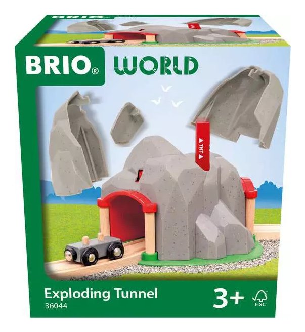 Túnel De Brio World World Con Función Explosiva, Tren 63604400