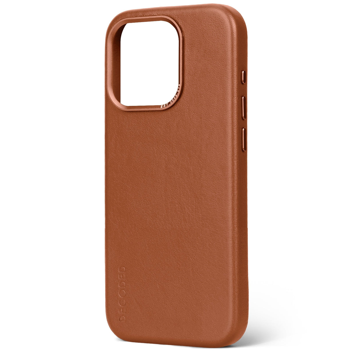 Decoded Leather Backcover For Iphone 15 Pro Tan