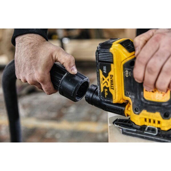 Dewalt Lijadora Vibratoria Inalámbrica Dcw200nt, 18 Voltios, Lijadora Orbital Dcw200nt-Xj