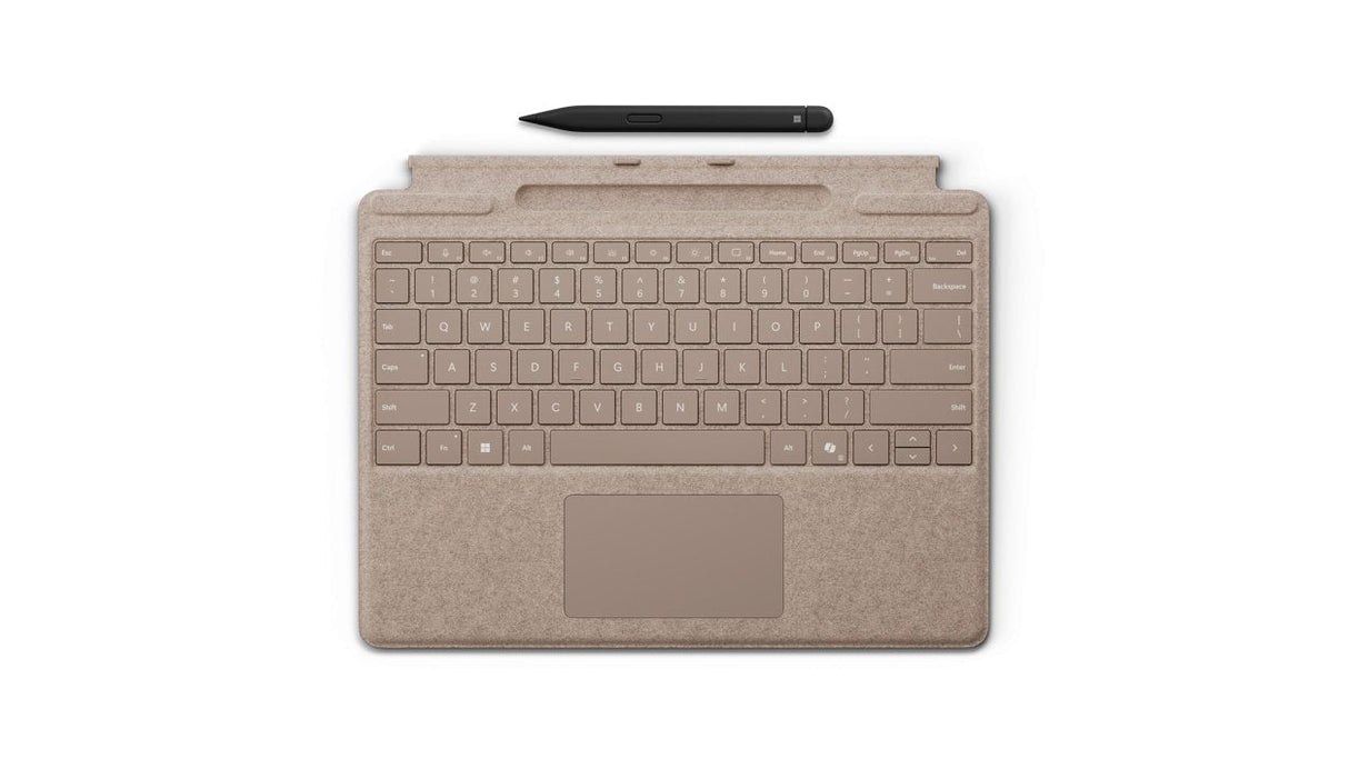 Microsoft Surface Pro Keyboard Con Pluma Delgada, Teclado Beige, Desestrado, Para Surface Pro (11ª Edición)/10 Para Negocios/9/8 8x6-00149
