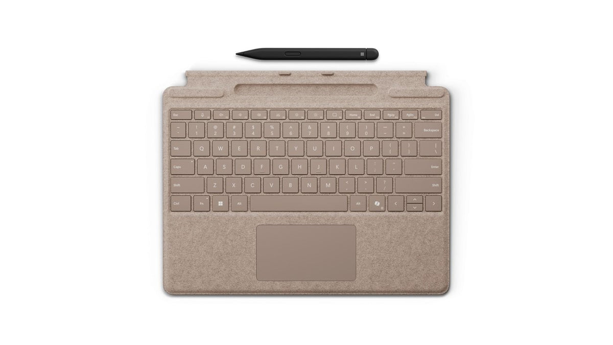 EAN 196388338368 - Microsoft Surface Pro Keyboard with Slim Pen QWERTZ Alemán Microsoft Cover port Beige imagen 1