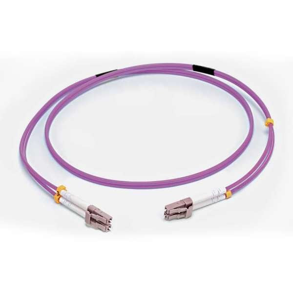 C2g 50m Lc/Lc Om4 Lszh Fibre Patch Purple Cable De Interconexin Lc De Modos Mltiples (M) A Lc De Modos Mltiples (M) 50 M Fibra Ptica Impresin A Dos Caras 50/125 Micras Om4 Prpura