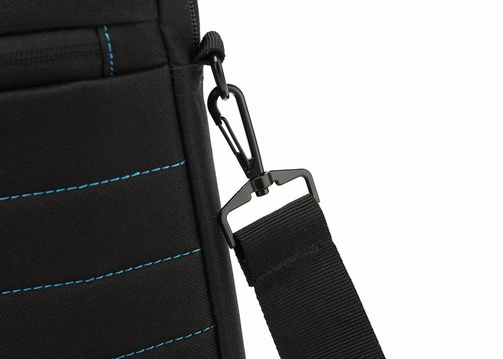 Coolbox Maletin Portatil 15.6" Negro Con Asa Y Correa, Impermeable