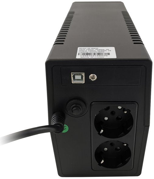 EAN 5904204401661 - AVIZIO AP-BK650 sistema de alimentación ininterrumpida (UPS) Línea interactiva 0,65 kVA 360 W imagen 2