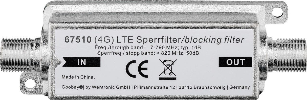 Lte/4g Blocking Filter, F Fem