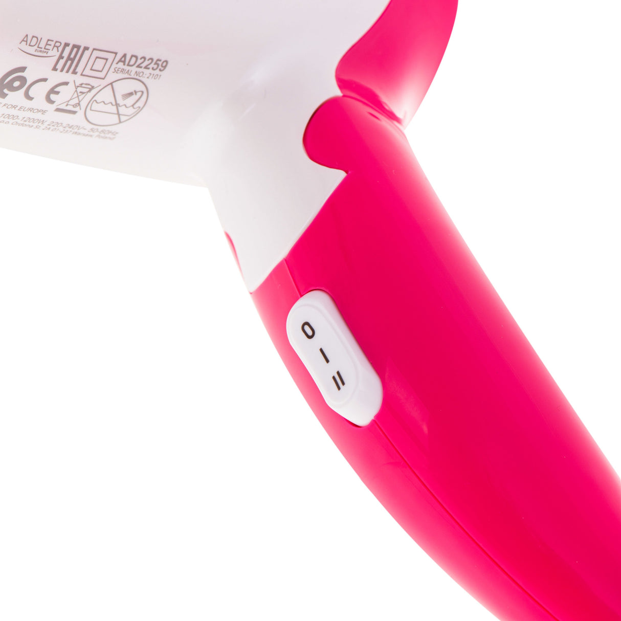 EAN 5903887802246 - Adler AD 2259 secador 1200 W Rosa, Blanco imagen 4