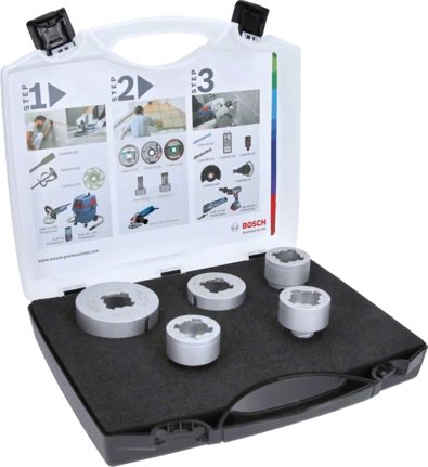 EAN 3165140933735 - Bosch 2608599037 Kit frese a secco diamantate 5 parti 1 pz. Cortador imagen 1