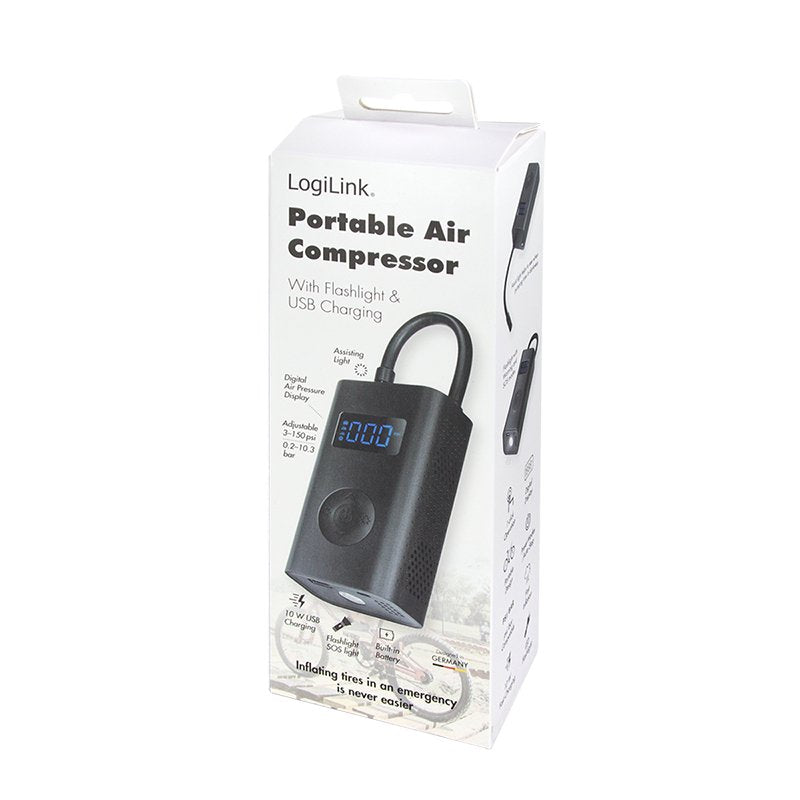 EAN 4052792064810 - LogiLink PA0265 compresor de aire Batería imagen 9