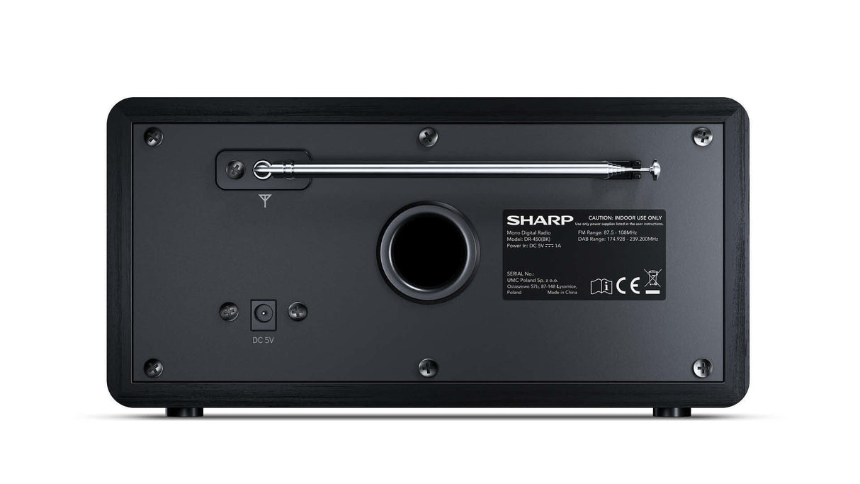 EAN 4974019975863 - Sharp DR-450 Personal Digital Negro, Acero inoxidable imagen 4