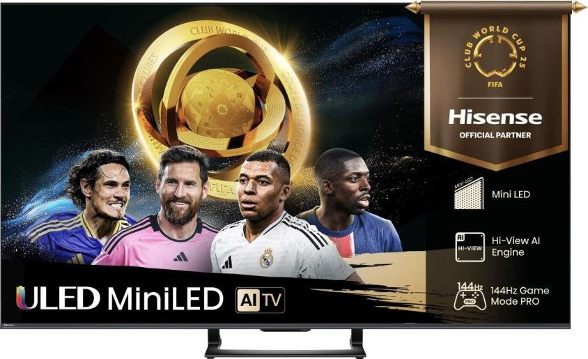 Hisense 75u7q (189 Cm (75 Zoll), Negro (Matt), Ultrahd/4k, Mini-Led, Hi-View Ai Engine, Qled Colour, 144hz Panel) 75u7q