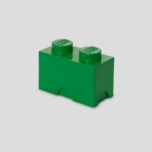 Caja De Almacenamiento Room Copenhagen Lego Storage Brick 2 Verde 40021734