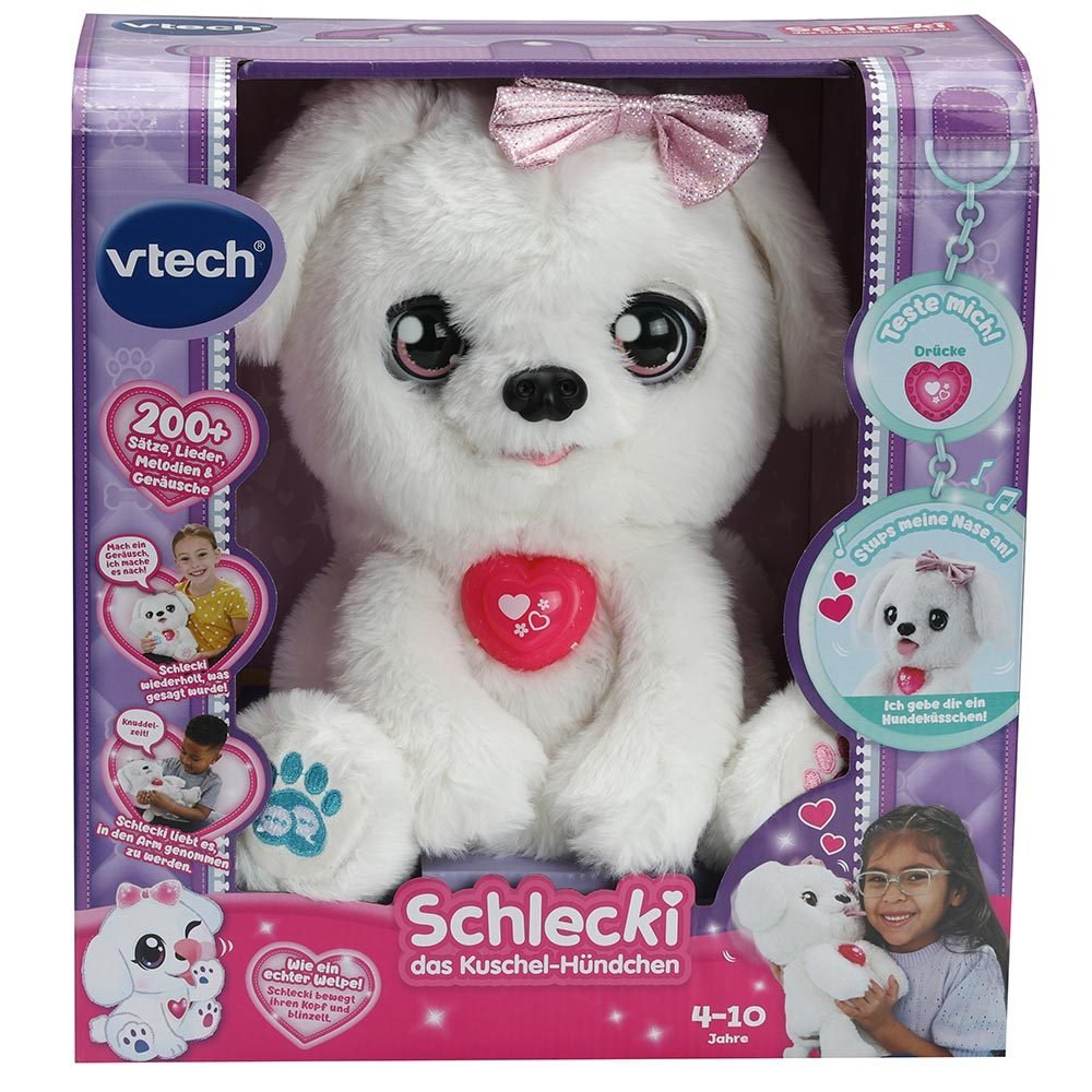 Vtech Schlecki, The Cuddly Dog, Cuddly Toy 80-563604