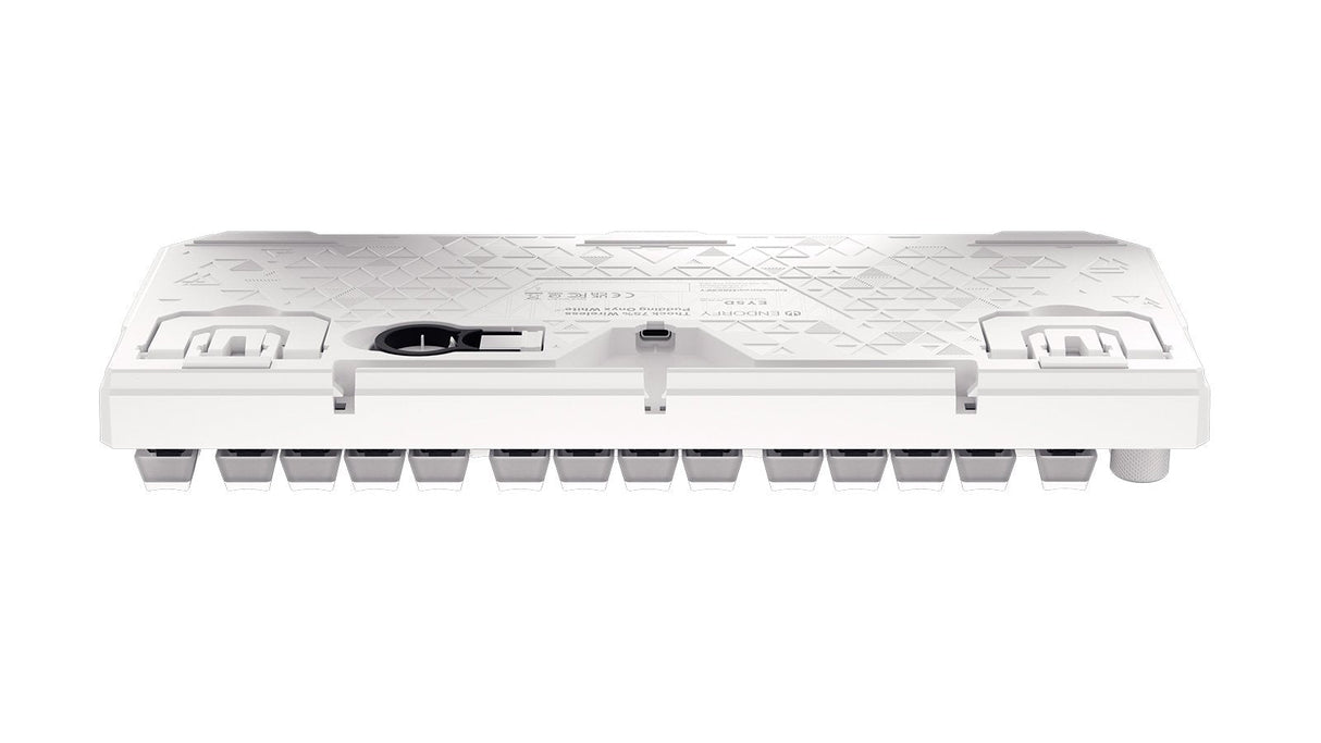 Teclado Alemán Endorfy Thock 75% Rf Inalámbrica + Usb Qwertz Blanco