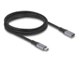 EAN 4043619812028 - DeLOCK 81202 cable USB USB4 Gen 2x2 2 m USB C Negro, Gris imagen 1