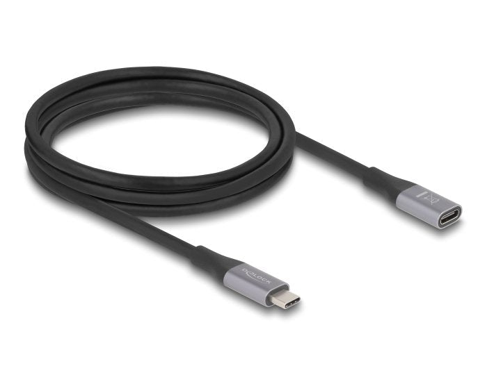 EAN 4043619812028 - DeLOCK 81202 cable USB USB4 Gen 2x2 2 m USB C Negro, Gris imagen 1