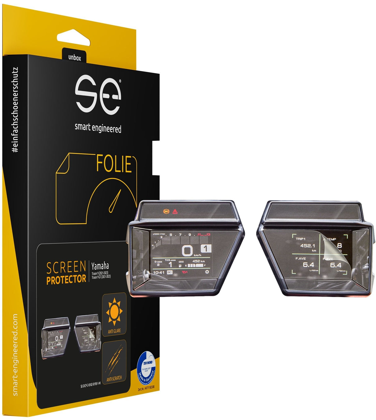 Smart Engineered Se-Dcp-2-0102-0198-1-M Protector De Pantalla Yamaha Tracer 9 Gt 2023