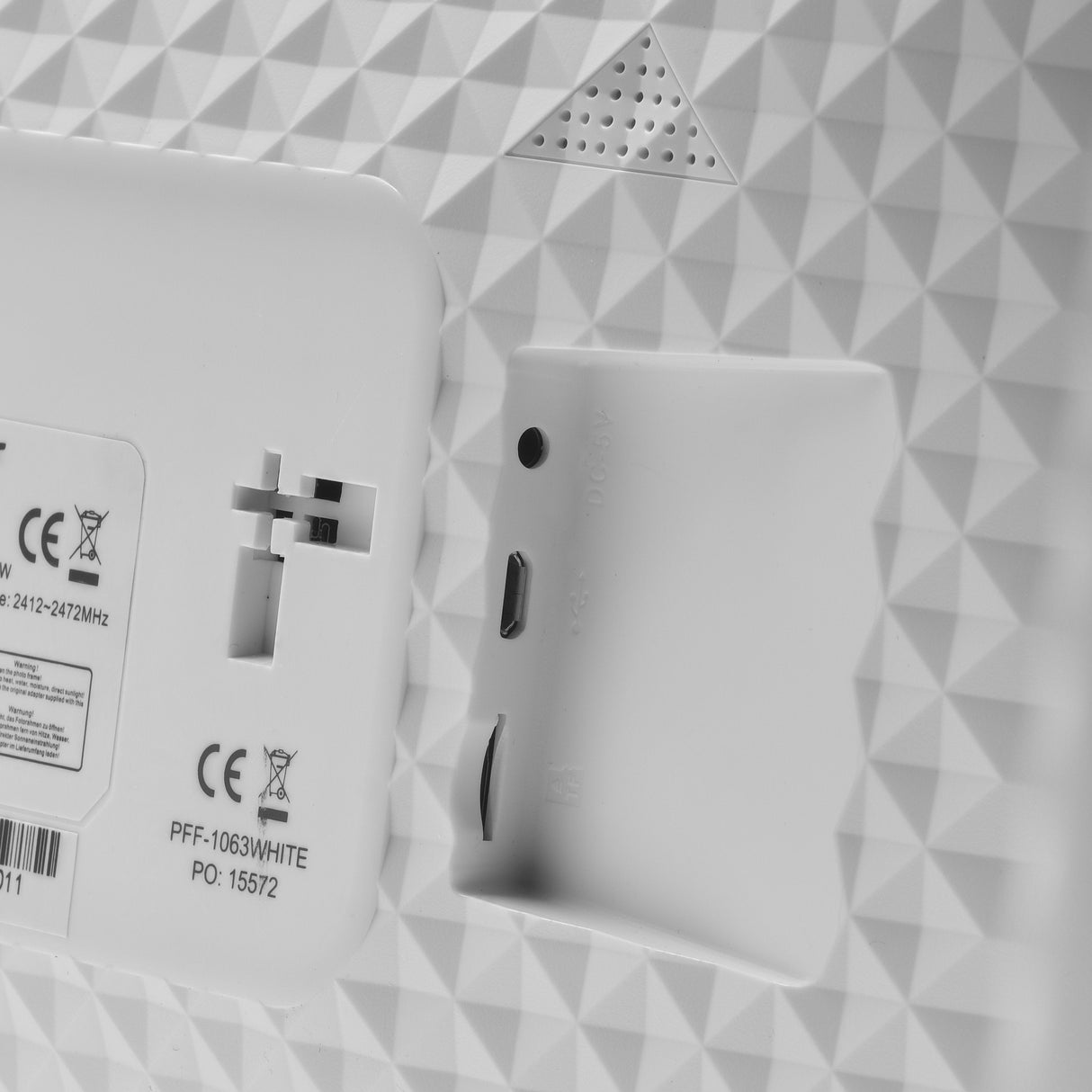 Marco Denver Pff-1063white Fotográfico Digital Blanco 25,6 Cm (10.1") Pantalla Táctil Wifi