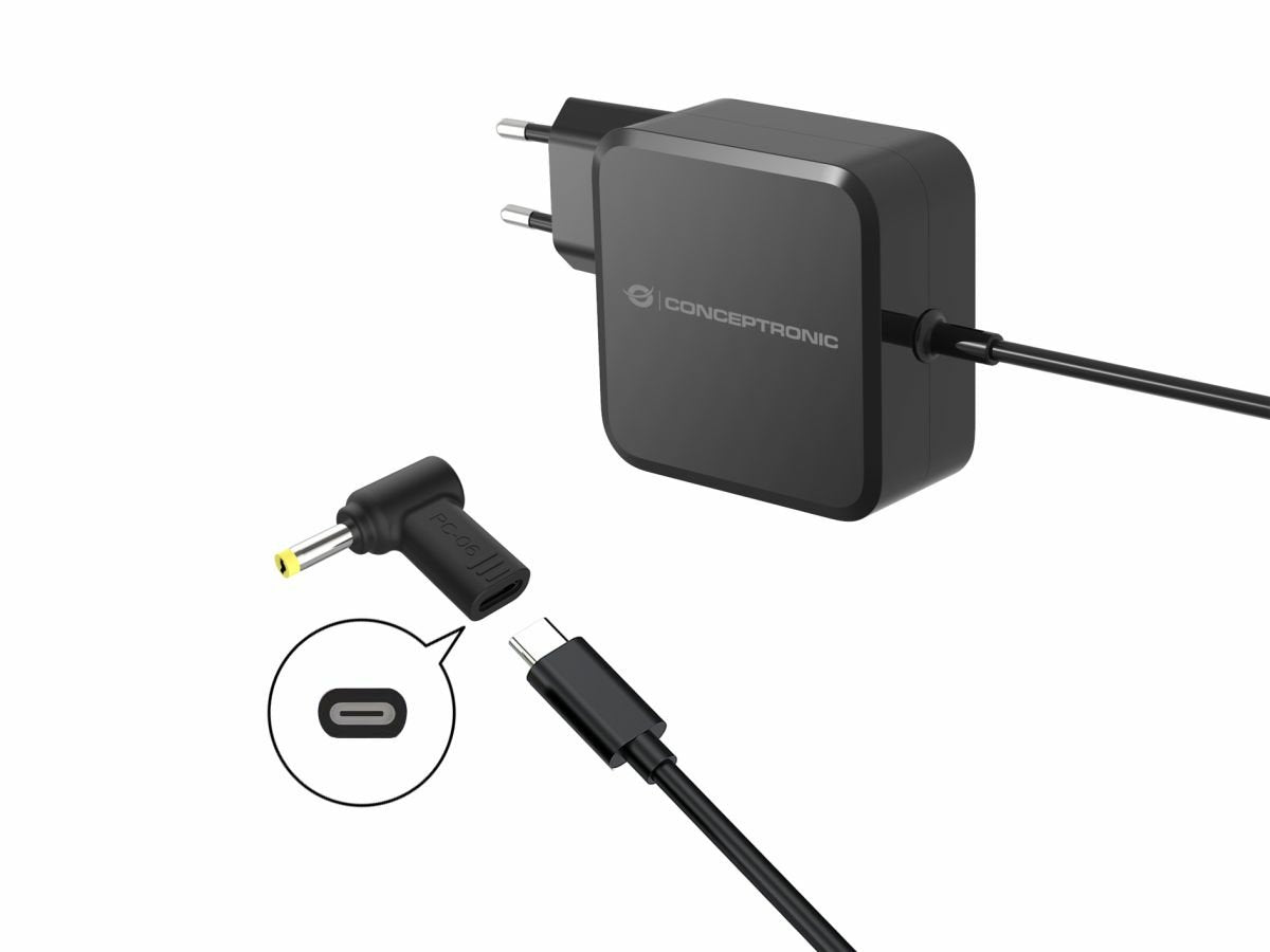 EAN 4015867237779 - Conceptronic ABBY15PC06 accesorio para portatil Clavija de adaptador de corriente para ordenador portátil imagen 2