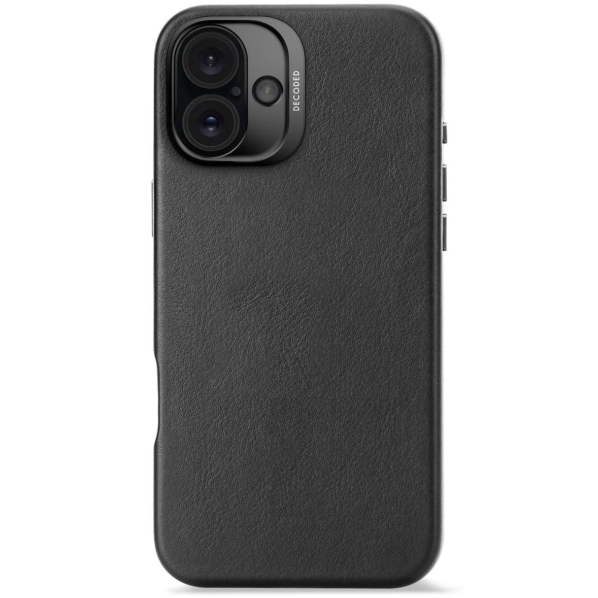 Decoded Leather Backcover Iphone 16 Plus Black