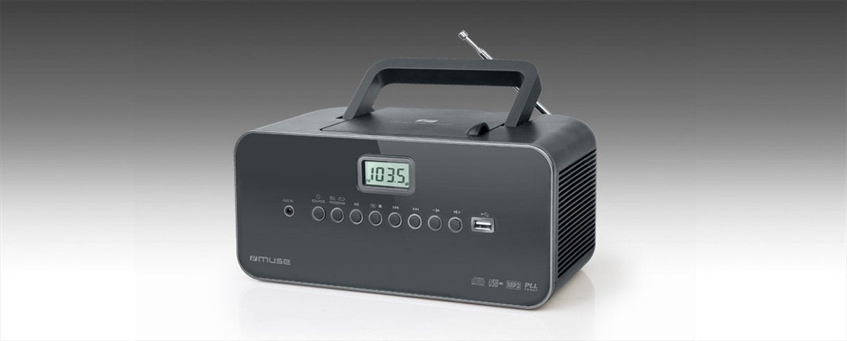 EAN 3700460206314 - Muse M-28 DG reproductor de CD Negro Reproductor de CD portátil imagen 2
