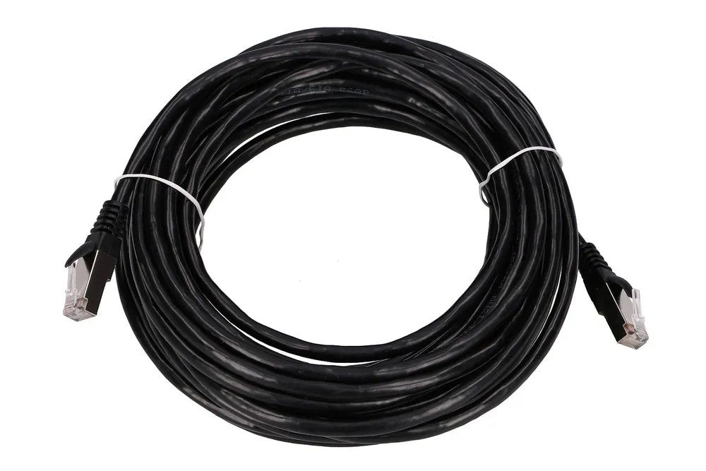 Extralink Lan Patchcord Cat.5e Ftp 10m Foiled Twisted Pair Bare Copper Black