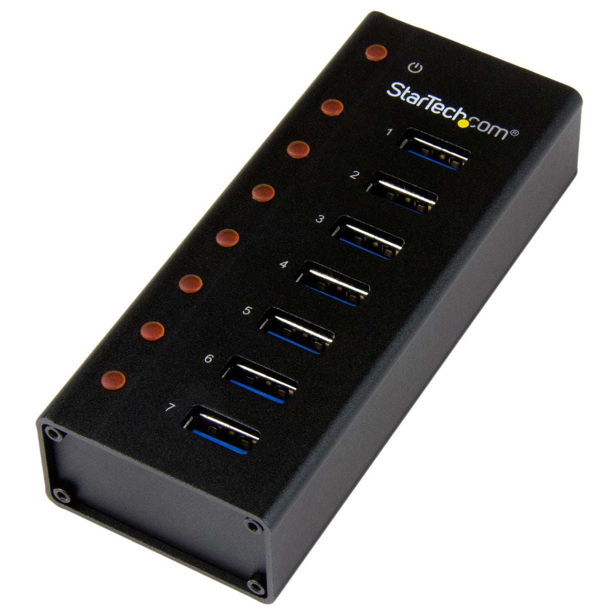 Startech Hub Usb 3.0 7 Puertos Con Caja De Metal