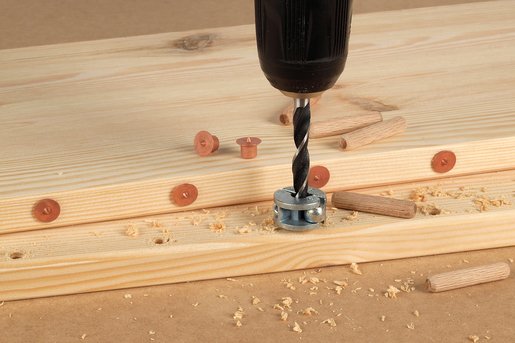 EAN 4006885291201 - wolfcraft GmbH 2912000 herramienta para fabricación de clavija de madera Centrador de clavijas imagen 3