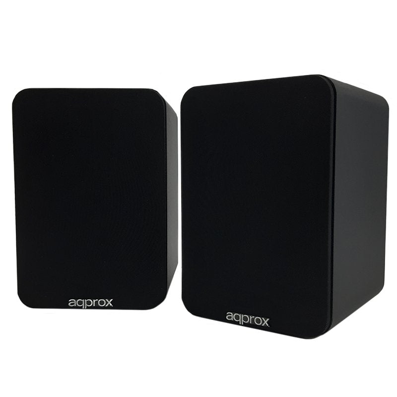 Approx Altavoces Autoamplificados 60w Rms Bluetooth 5.0 - Carcasa De Madera - Rca, Optical, Coaxial, Usb - Incluye