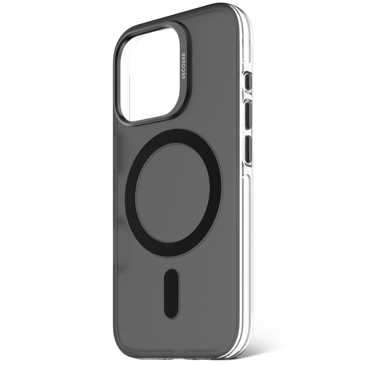 Decoded Recycled Plastic Backc. Iphone 16 Pro Transparent Black